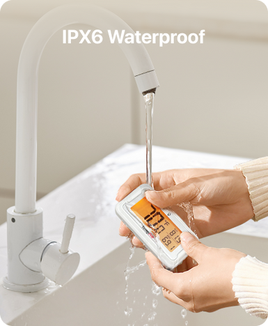 Termómetro digital para refrigerador y congelador TempPro TempAir CORE TP110 — Impermeabilidad IPX6, ±1.0 °C