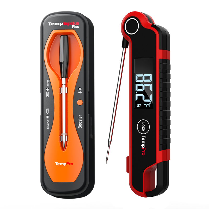 TempPro TempSpike Plus TP970 Wireless Meat Thermometer + TP620 Instant-Read Thermometer — Value Pack