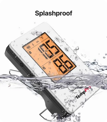 TempPro TempSync ELITE TP910 Wireless Meat Thermometer — Smart Bluetooth, App Alerts