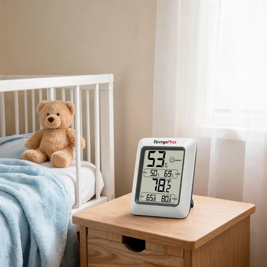 TempPro TempAir CORE TP50 Digital Indoor Thermometer & Hygrometer — Calibratable, Large Backlit