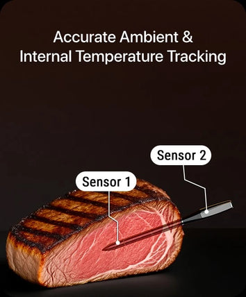 TempPro TempSpike Plus TP970 Smart Wireless Meat Thermometer — Truly Wireless, 600-ft Bluetooth