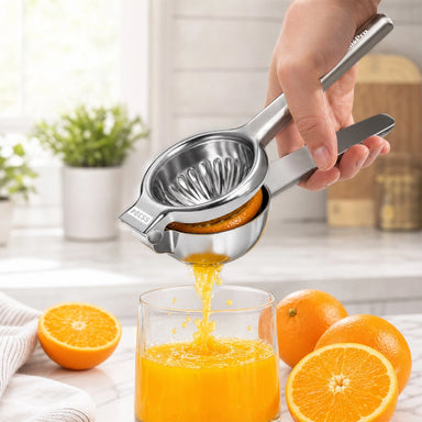 TempPro ALS150 Stainless Steel Citrus Squeezer — 304 Steel, Hand-Press