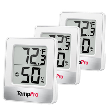 TP49W 3-Packs Digital Indoor Thermometer Hygrometer