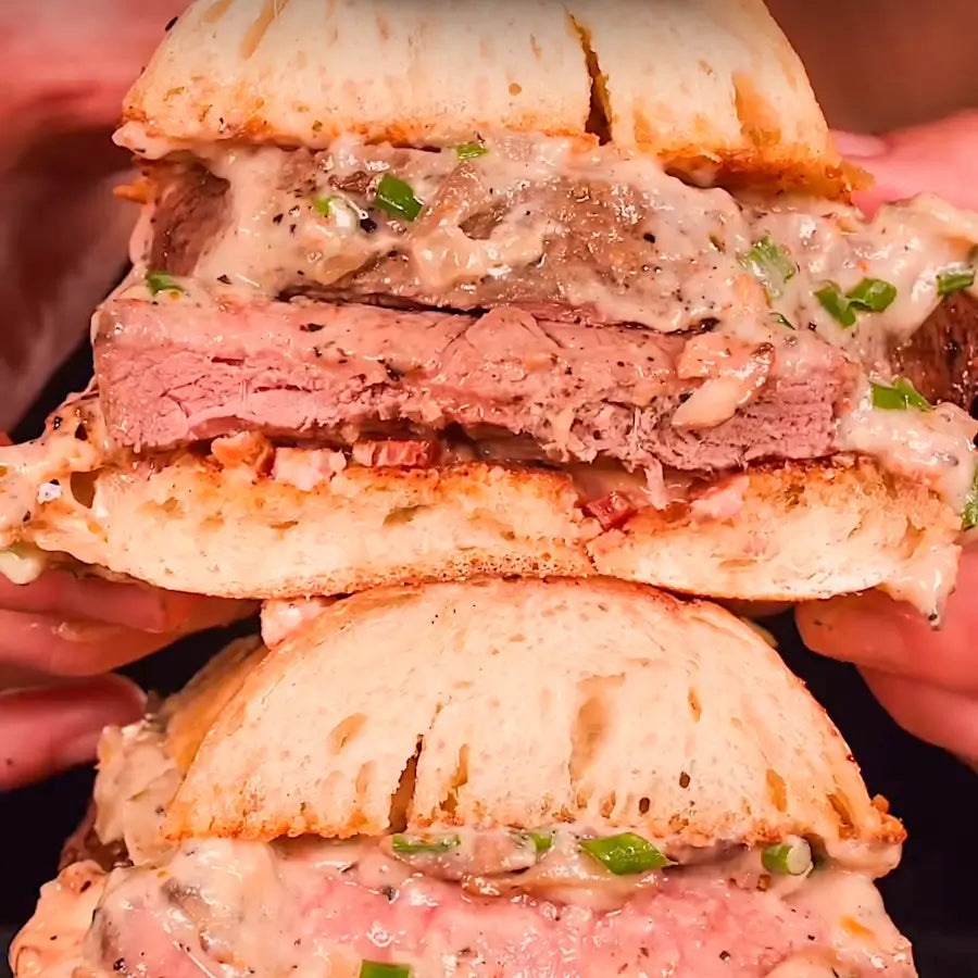 Sandwich au bœuf entier et copieux