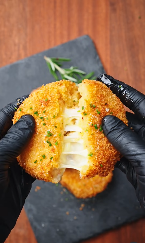 Croquetas de puré de patata 