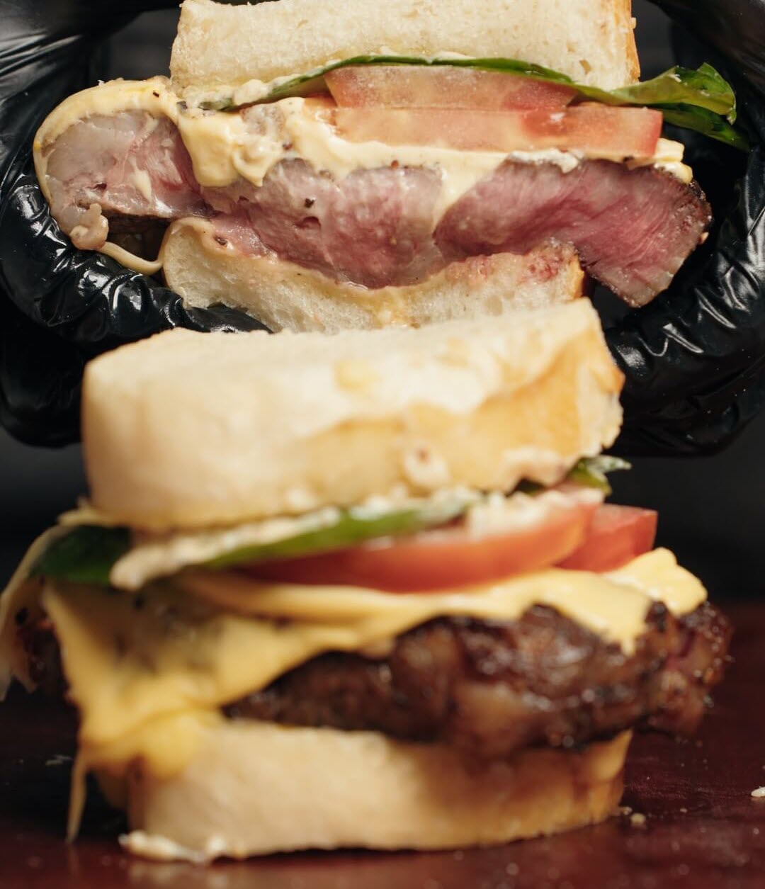 Superbe sandwich au steak 