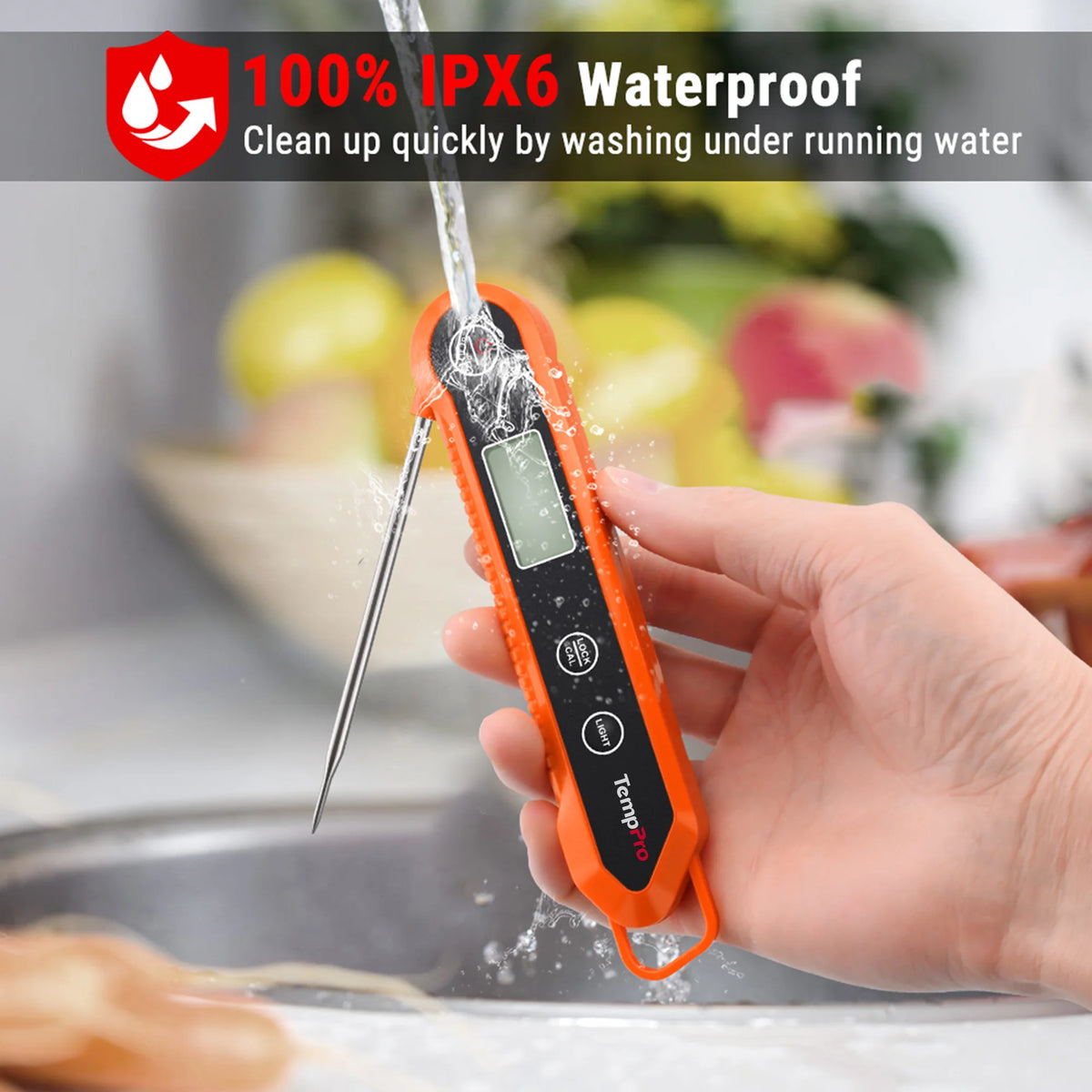 TempPro TP20B Wireless Leave-In Meat Thermometer + TP03H Instant-Read Thermometer — Value Pack