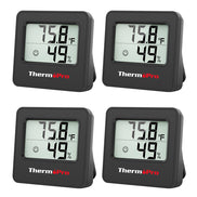 TempPro TP157 Lot de 4 Hygromètres/Thermomètres Numériques d'Intérieur