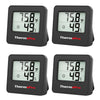 Paquete de 4 higrómetros/termómetros digitales para interiores ThermoPro TP157