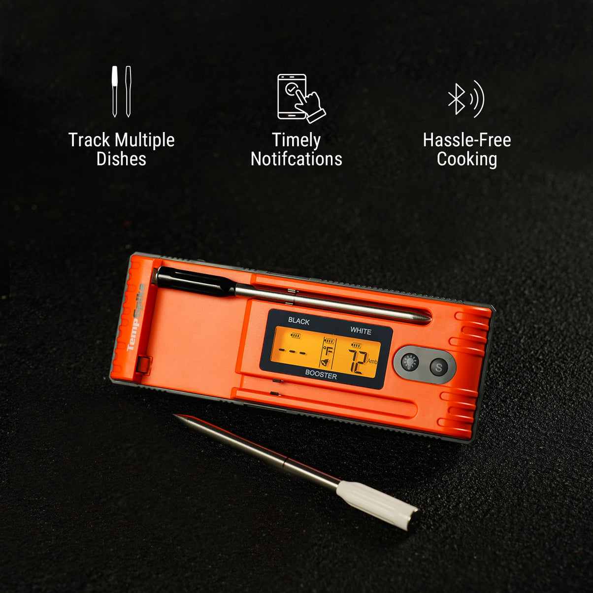 TempPro Twin TempSpike TP962 Wireless Meat Thermometer + TP620 Instant-Read Thermometer — Value Pack