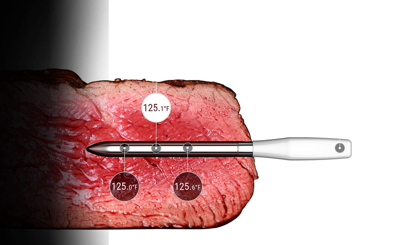Termómetro inalámbrico para carne TP980 TempSpike Pro con Wi-Fi y Bluetooth, 2 sondas y alcance ilimitado