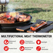 TempPro TempSpike Pro TP980 WiFi Meat Thermometer (2 Probes) + TP420 2-in-1 Infrared & Instant-Read Thermometer