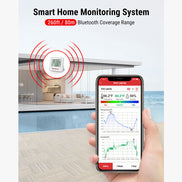 Termómetro higrómetro Bluetooth para interiores TempPro TP357 (paquete de 2)