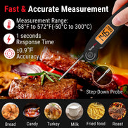 TempPro TP920 Bluetooth Meat Thermometer + TP605 Instant-Read Thermometer — Value Pack