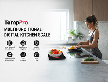 Báscula de cocina digital TempPro IC201