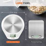 TempPro IC203 Stainless Steel Kitchen Scale — 4 Units, Tare Function
