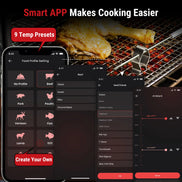 TempPro TempSync ELITE TP910 Wireless Meat Thermometer — Smart Bluetooth, App Alerts