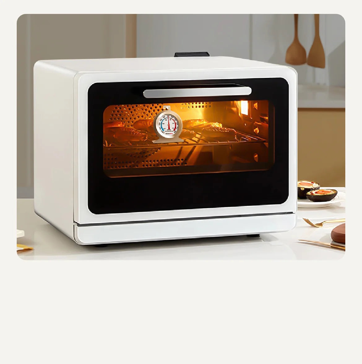 Thermomètre de four ThermoPro AOT200, 0-300 °C/100-600 °F, indicateur de température pour fumoir