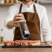 TempPro APG710 Electric Salt & Pepper Grinder Set — One-Handed, USB-C Rechargeable