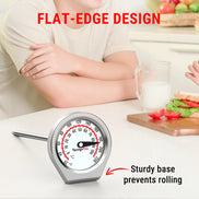 TempPro APT418 Instant-Read Meat Thermometer — Battery-Free Dial, 5" Stainless Probe