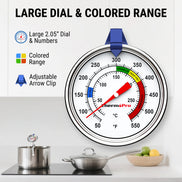 Termómetro para dulces TempPro APT520C con sonda de 22,86 cm de largo