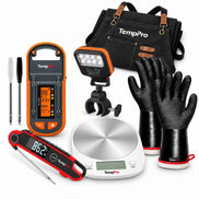 Kit de parrilla Halloween After-Dark: TP972, TP620, luz para parrilla, TP100 e IC203 + delantal GRATIS