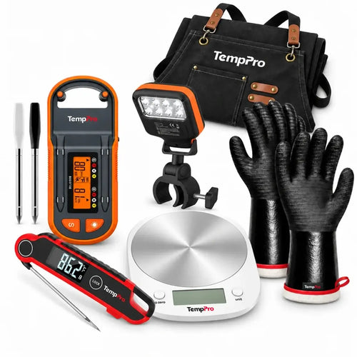 Halloween After-Dark Grill Kit: TP972, TP620, Grill Light, TP100 & IC203 + FREE Apron