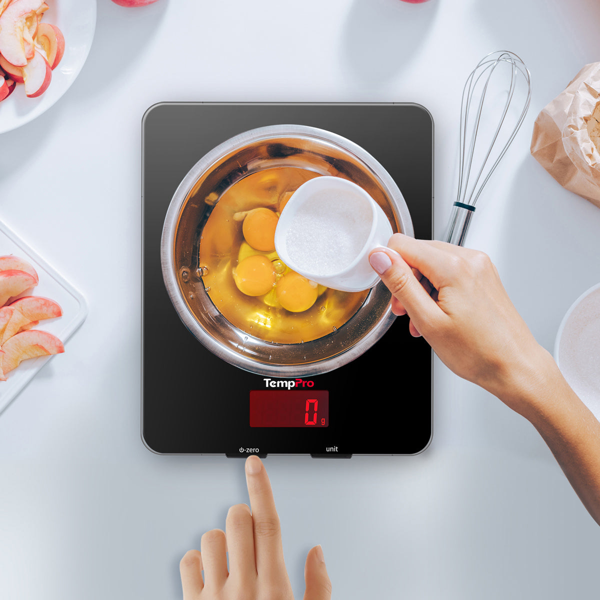 Báscula de cocina digital TempPro IC201