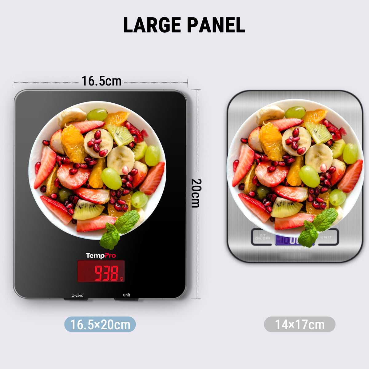 Báscula de cocina digital TempPro IC201