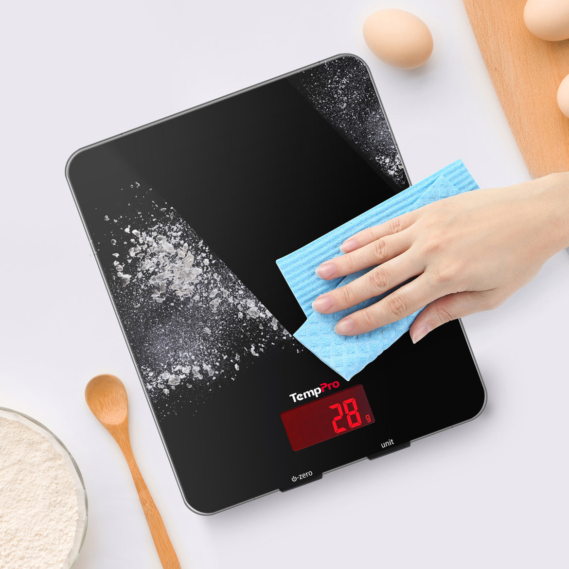 Báscula de cocina digital TempPro IC201