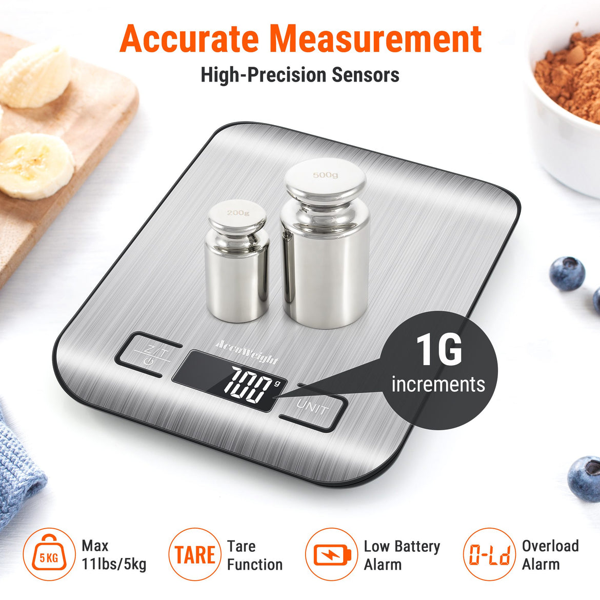 Báscula de cocina TempPro IC211