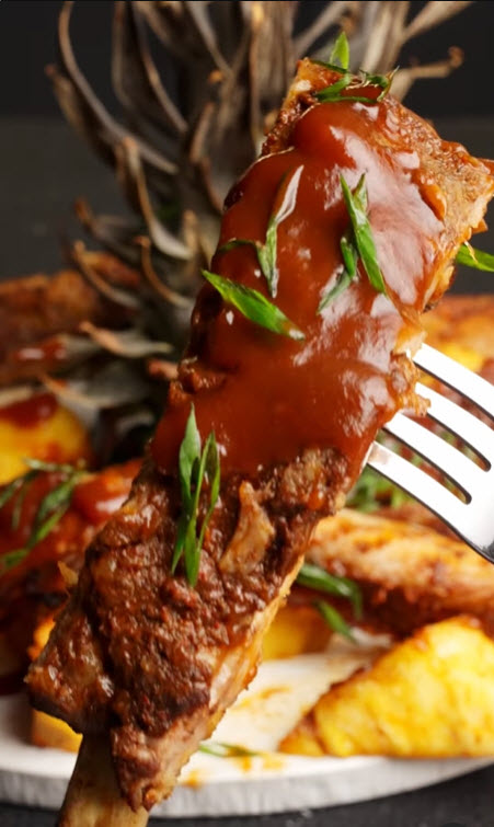 Costillas de piña