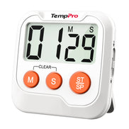 TempPro TM03 Digital Kitchen Timer — Memory Recall, 2-Level Alarm