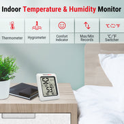 TempPro TP50 – Lot de 3 hygromètres/thermomètres numériques d'intérieur