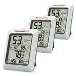 TempPro TP50 3-Pack Digital Indoor Hygrometer/Thermometer