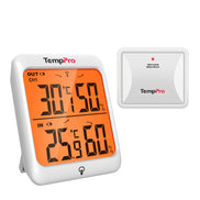 Termómetro e higrómetro inalámbricos de interior y exterior TempPro TempAir PLUS TP63B — Hasta 4 ubicaciones, 152 m