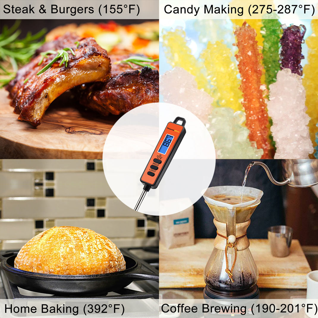 Termómetro de lectura instantánea para carne TP01A (paquete de 2)