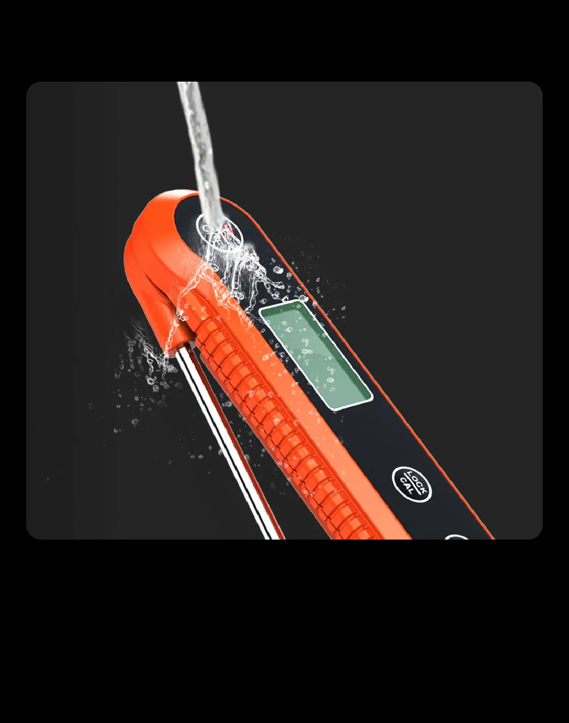 TempPro TP03H Instant-Read Meat Thermometer — Digital, Compact, Backlit