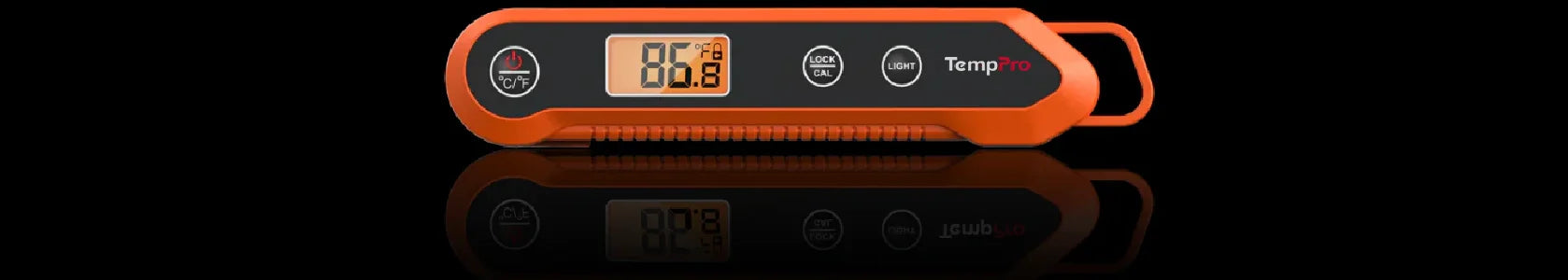 TempPro TP03H Instant-Read Meat Thermometer — Digital, Compact, Backlit