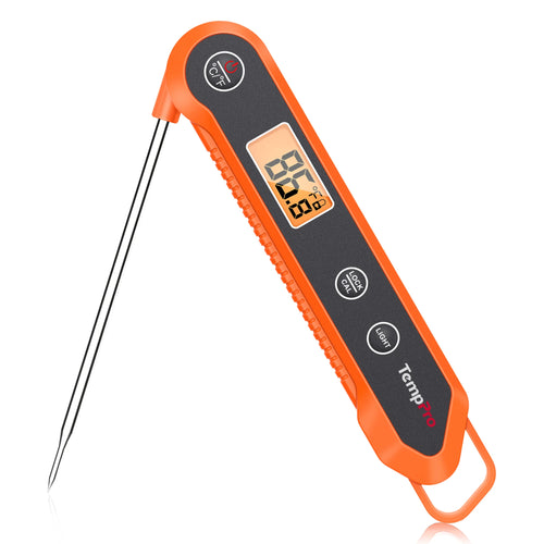 TempPro TP03H Instant-Read Meat Thermometer — Digital, Compact, Backlit