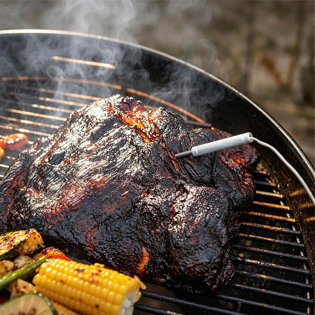 TempPro TP08S Wireless Meat Thermometer — Dual Probe, Transmitter & Receiver (No App Needed)