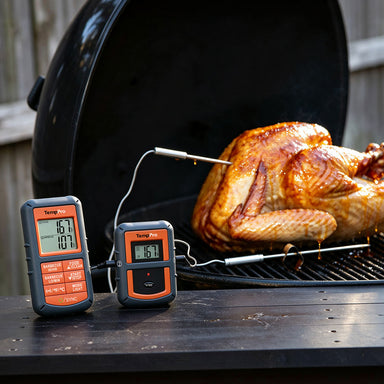 TempPro TempSync CORE TP08S Wireless Meat Thermometer — Dual Probe, Transmitter & Receiver (No App Needed)