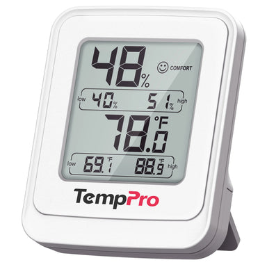 Termómetro e Higrómetro de Invernadero TempPro TempAir CORE TP150 — ±1°F/±2% HR, Máx/Mín 24h
