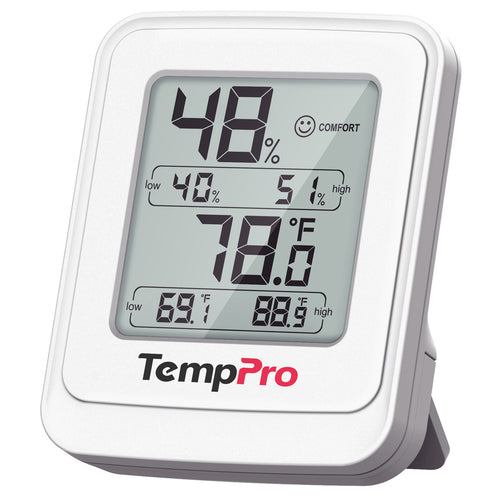 Thermomètre et hygromètre de serre TempPro TempAir CORE TP150 — ±1°F/±2% HR, Max/Min sur 24h
