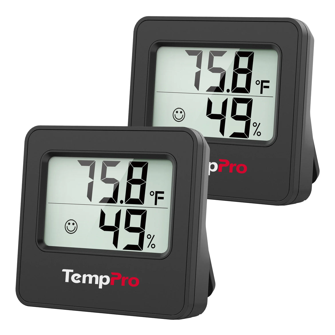 TempPro TempAir CORE TP157 Indoor Thermometer & Hygrometer — ±2.0°F/±2% RH, 10s Refresh