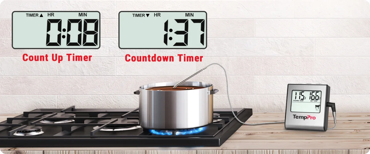 Thermomètre à viande sans rinçage TP16