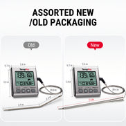 Thermomètre à viande TempPro TempTrack CORE TP16S à laisser en place — Sonde compatible four avec alarme intelligente