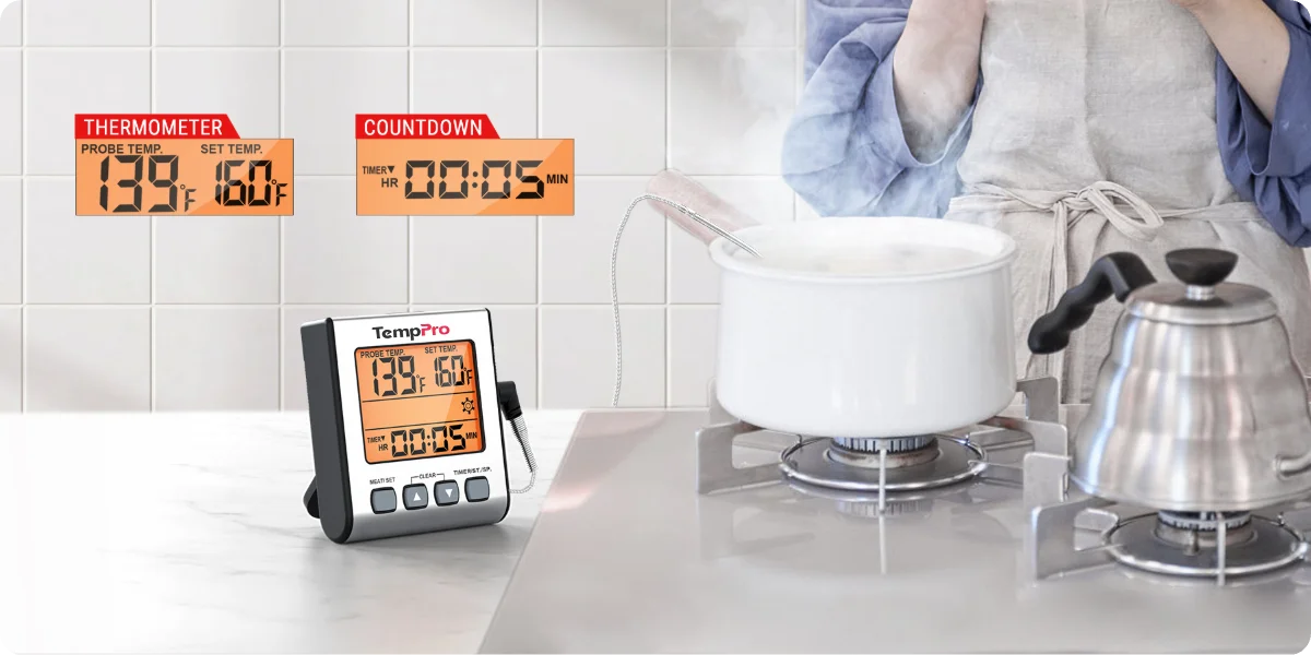 Termómetro para carne sin enjuague TP16S