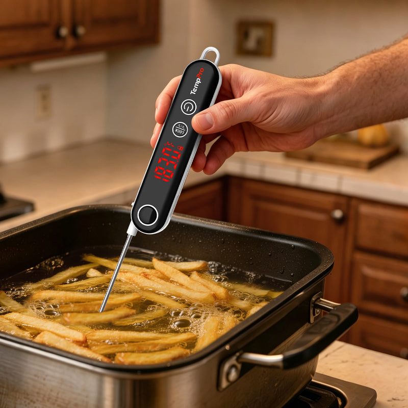 TempPro TP18S Instant-Read Meat Thermometer — Ultra-Fast Digital, Backlit