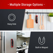 Termómetro de carne de lectura instantánea TempPro TempSwift ELITE TP19 — Digital, rápido y preciso, retroiluminado